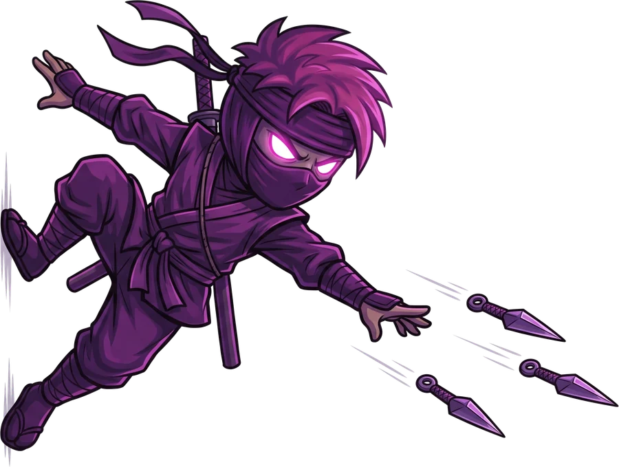 KunaiKash ninja throwing kunai